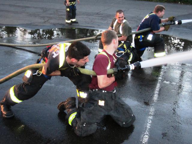 8 Tower Training. 8-13-2012
Team Work.
Photos By Vincent P. Tuzzolino